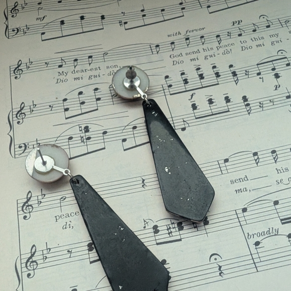 Copper Dangle Earrings - Picture 6 of 11